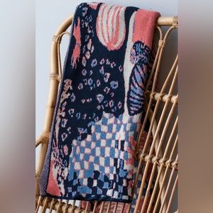 Hillery Sproatt Bakers Feast blanket in Coral